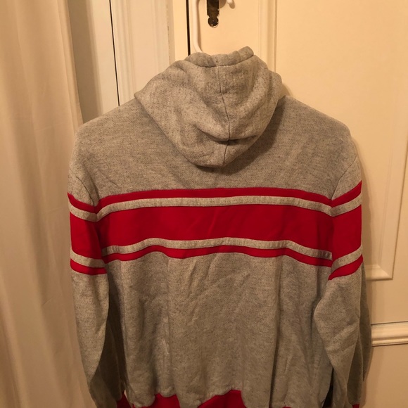 Vintage Wilson Tennis Hoodie Red Ringer Sweatshirt - Picture 4 of 11